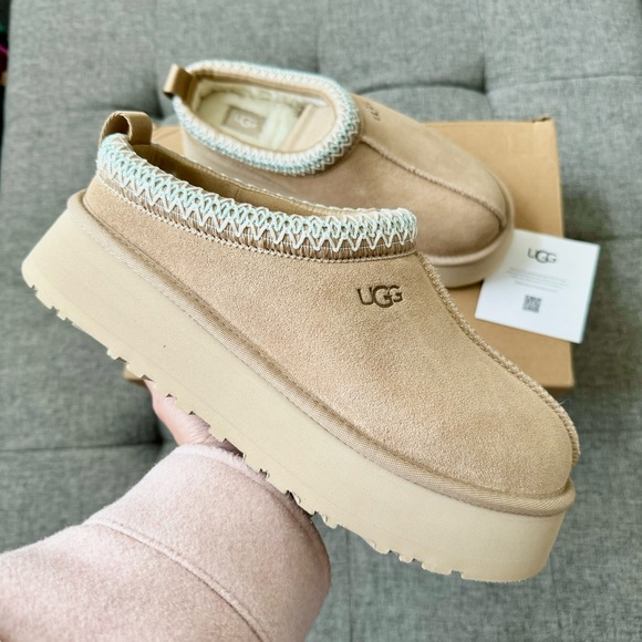 🍂 New UGG Tazz Platform Slipper Sand shoes - Picture 1 of 15
